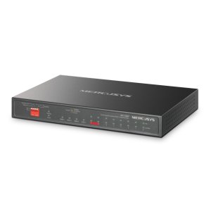 MS112GMP Настольный гигабитный 12-портовый коммутатор с поддержкой PoE+ на 8 портов.