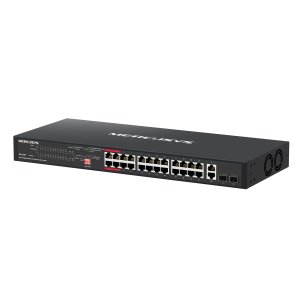 MS128GP 28-портовый гигабитный стоечный коммутатор с 24 портами PoE+