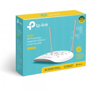 TD-W8968           N300 Wi-Fi роутер с ADSL2+ модемом и портом USB