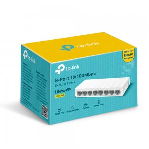 TP-Link LS1008                  8-портовый 10/100 Мбит/с настольный коммутатор