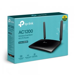 TP-Link Archer MR400                 AC1200 Двухдиапазонный беспроводной 4G LTE маршрутизатор co слотом для SIM-карты