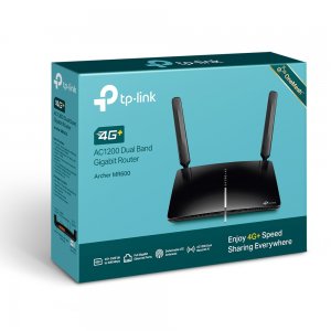 TP-Link Archer MR600                   AC1200 Двухдиапазонный беспроводной гигабитный 4G+ Cat.6 LTE маршрутизатор co слотом для SIM-карты