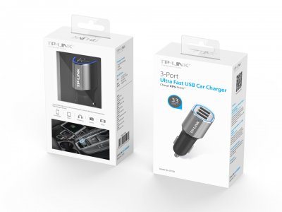 TP-Link CP230         33W 3-Port USB автомобильное зарядное устройство