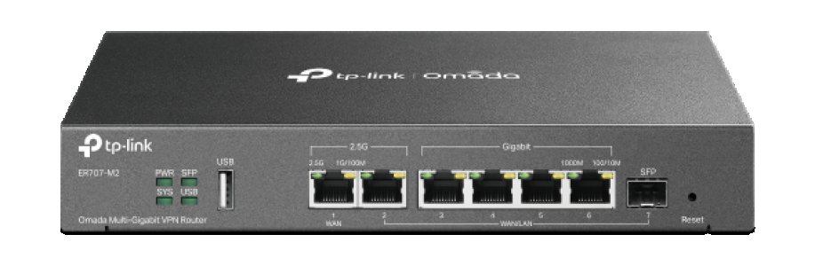 TP-Link ER707-M2 VPN‑маршрутизатор Omada с мультигигабитными портами