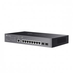 TP-Link SG3210 Управляемый коммутатор Omada уровня 2+ с 8 гигабитными портами RJ45 и 2 портами SFP