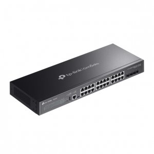 SG5428X 24-портовый гигабитный стекируемый управляемый коммутатор Omada Lite L3 с 4 слотами 10G