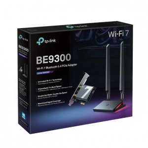 Archer TBE550E BE9300 Трехдиапазонный беспроводной PCI Express-адаптер Wi-Fi 7 с поддержкой Bluetooth 5.4