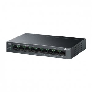 LS109P 9-портовый настольный коммутатор 10/100 Мбит/с с 8-портами PoE+
